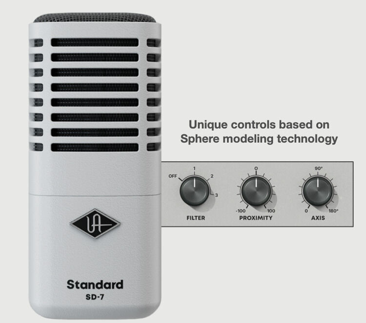 Universal Audio SD-7 Dynamic Microphone with Hemisphere